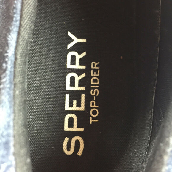 Sperry Striper II LTT Suede Sneakers in Navy Blue - Picture 6 of 8